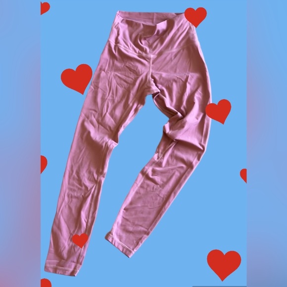 Moyooga Womens Peach Color Ribbed Paneled Activewear Workout Leggings Size Small - Picture 6 of 16